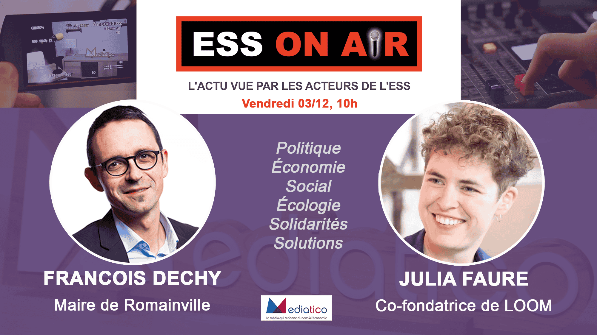 #EssOnAir : L’actu, vue par François Dechy et Julia Faure