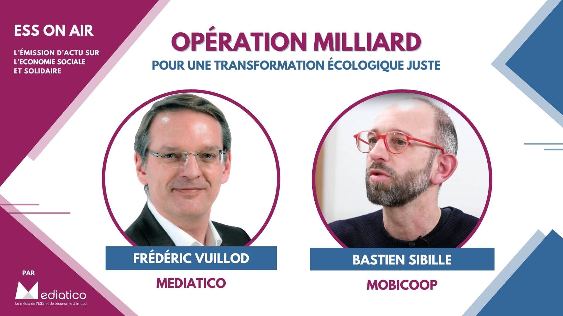 Après Mobicoop, Bastien Sibille lance Opération Milliard